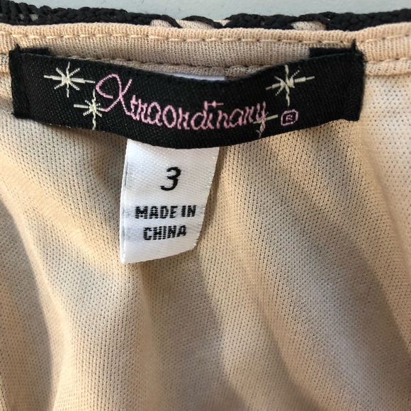 Xtraordinary Lace Overlay Bodice Skater Dress 3 - Picture 6 of 8